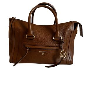Michael Kors Tan Leather Satchel